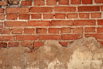 Grunge brick wall for pattern and background