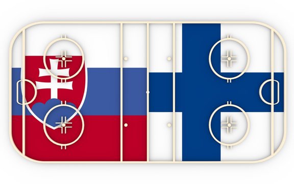 Slovakia vs Finland. Ice hockey competition 2016