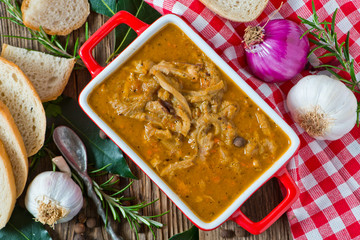 polish beef tripe soup