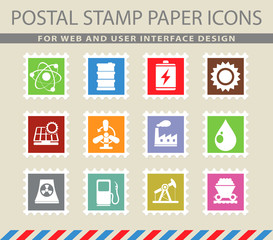 Icon Set, Energy and Industry