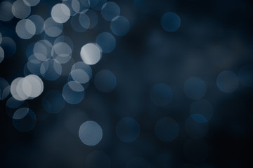 Blue bokeh background