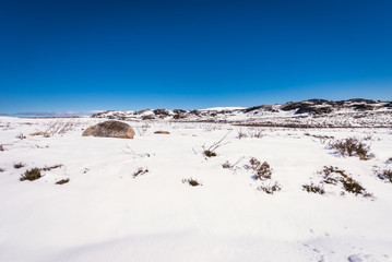Snow Mountain, A Veiga, Galicia, Spain.