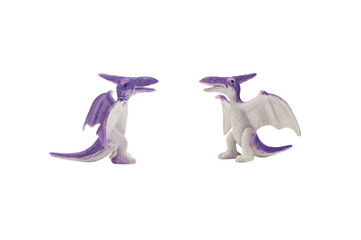 Isolated pterodactyl toy photo. Isolated pterodactyl toy side and angle view photo.  © syberianmoon
