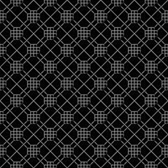 Elegant dark antique background image of check polygon cross line