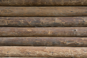 Ściana z drewnianych desek