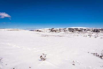 Snow Mountain, A Veiga, Galicia, Spain.