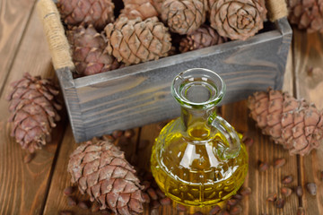 Oil of cedar nuts