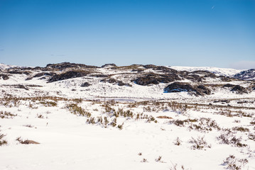 Snow Mountain, A Veiga, Galicia, Spain.