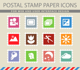 Modes of Photo Silhouette Icons