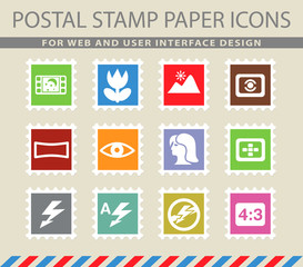 Modes of Photo Silhouette Icons