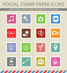 Valentines day simply icons