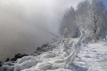 winter morning on the river