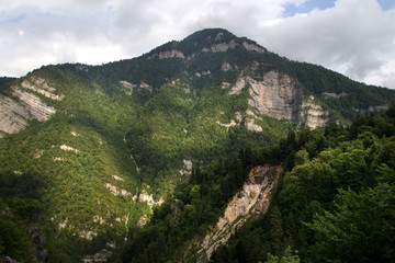 Obraz premium in the mountains of Abkhazia