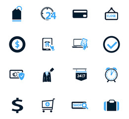 E-commerce icons set