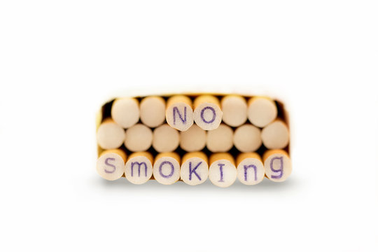 cigarette with no smoking sign