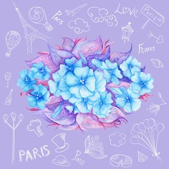 Romantic Paris Mood Card