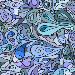 Bright violet ornate pattern