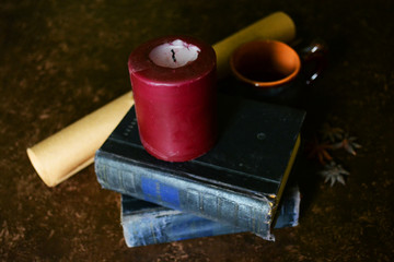 evening,  reading books