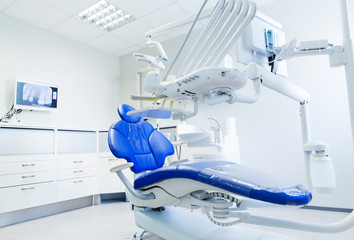 interior of new modern dental clinic office