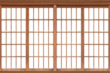 Shoji , Traditional Japanese door,window or room divider consisting