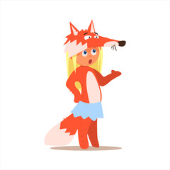 Girl Desguised As Fox