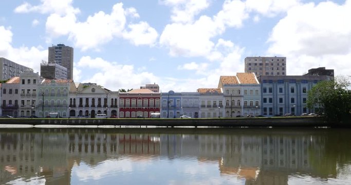 Houses on Aurora street, Recife, Pernambuco, Brazil