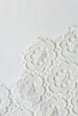 white wedding lace