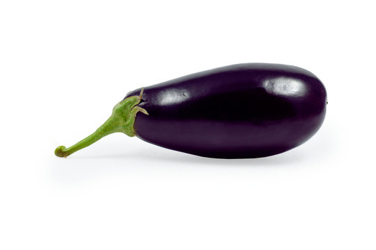  isolated black eggplant