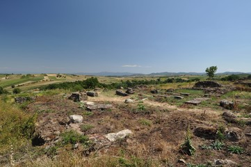 Fototapeta na wymiar Iustiniana Prima, Byzantine ruins in Serbia