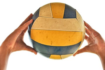 Begin play volleyball 