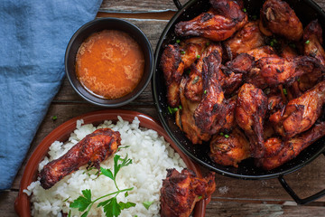 Indian tandoori style chicken
