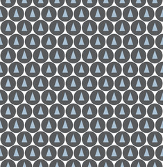 Gray pushpin. Seamless pattern