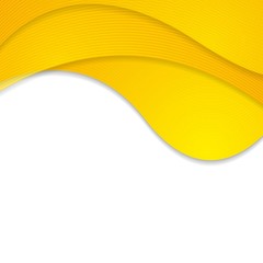 Orange corporate wavy background