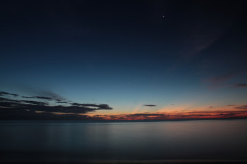 Fototapeta na wymiar Maldives sky at night