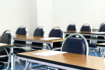 Thai lecture chairs and tables