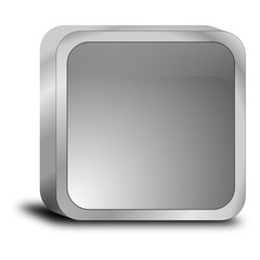 silver blank Button