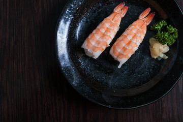 Shrimp sushi