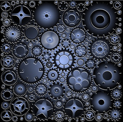 Background with gears
