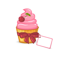 Desserts vector image.