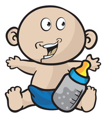 human emotions in a little baby