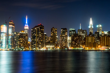 Manhattan, New York Skyline at Night