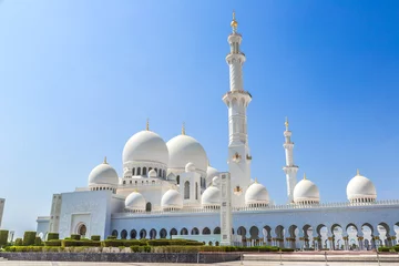 Foto op Plexiglas Sheikh Zayed White Mosque © Sergii Figurnyi