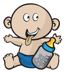 human emotions in a little baby