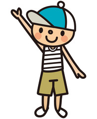 こども夏男の子