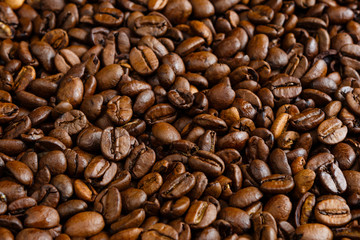 Coffee beans background