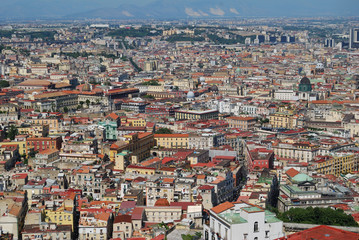 Fototapeta na wymiar Napoli - Italia, la città di molti colori 