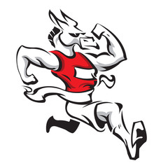 donkey crossing finish line