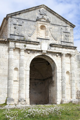 Fototapeta premium Monasterio de Monsalud, siglo XII, Córcoles, Guadalajara
