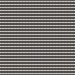 Graphic linear streaks with dots