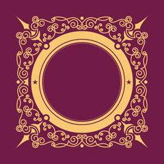 Luxury Logo template flourishes calligraphic elegant ornament lines. Business sign, identity for Restaurant, Royalty, Boutique, Cafe, Hotel, Heraldic, Jewelry, Fashion and other vector illustration